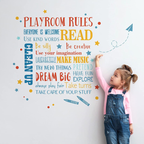 Mfault Playroom Wall Decor