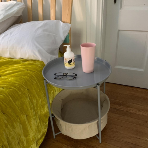 Amazon Basics pink side table