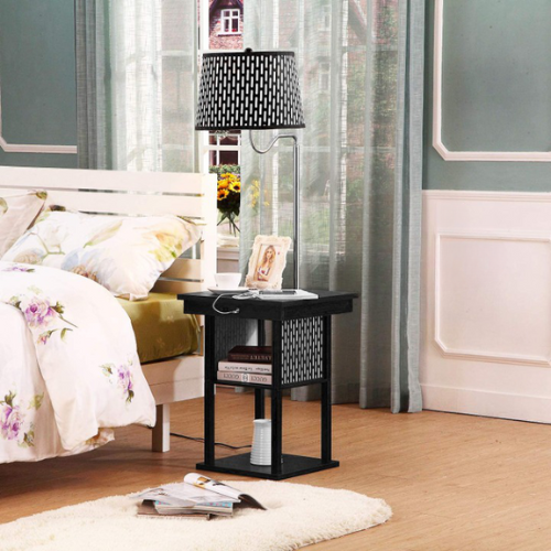 Brightech end table with lamp