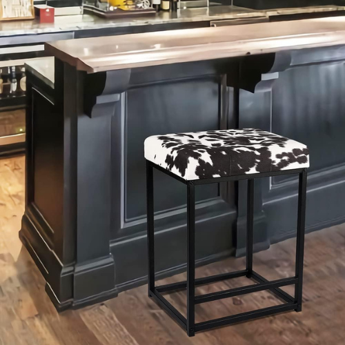 GIA cowhide bar stool