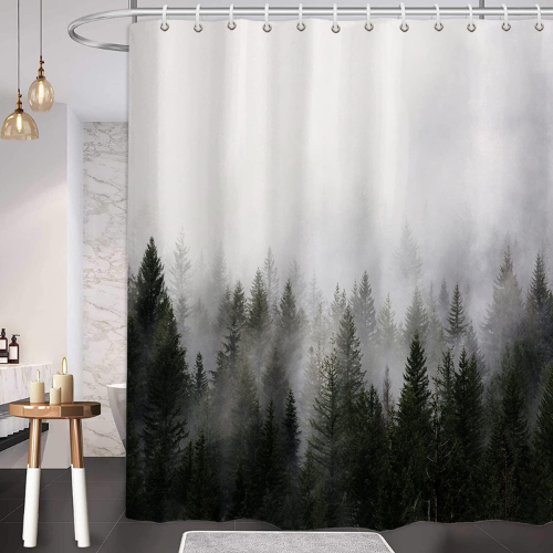 ORTIGIA forest shower curtain