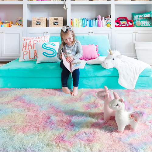 PAGISOFE rainbow rug