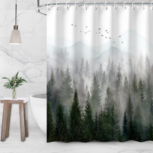 RosieLily forest shower curtain