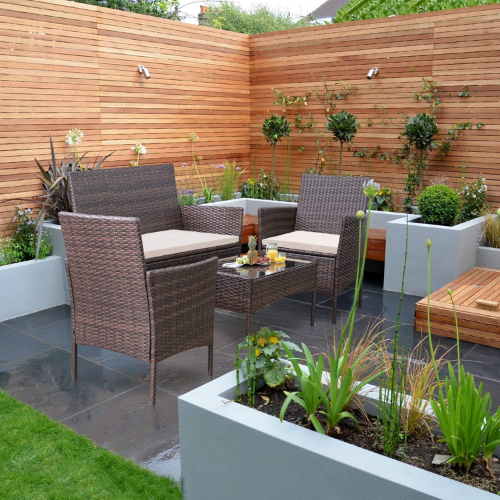 Homall Outdoor Indoor Use Backyard Porch Garden Poolside Balcony Sets