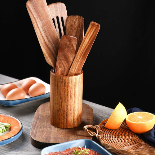 NIGILA Acacia Wood Spurtles Kitchen Tools