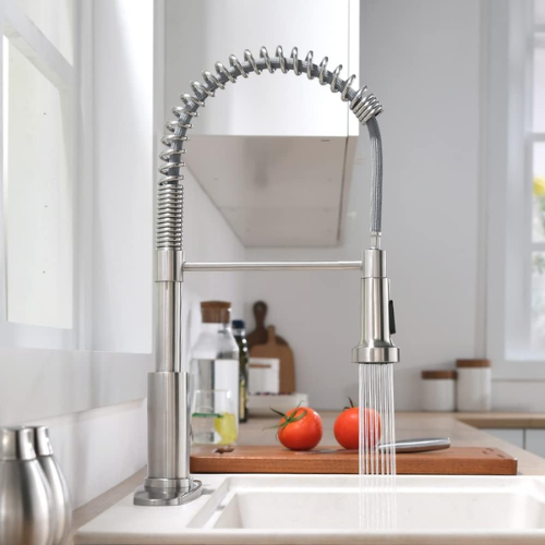 OWOFAN Kitchen Faucet with Pull Down Sprayer