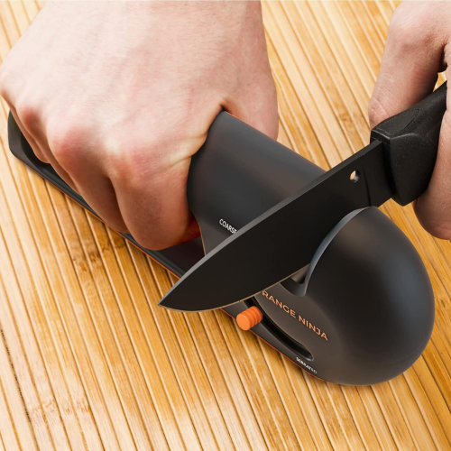 Orange Ninja 4-Stage Knife Sharpener