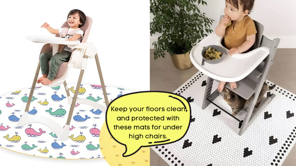 The Perfect Solution to Mealtime Mess: 5 Best Mats for Under High Chairs