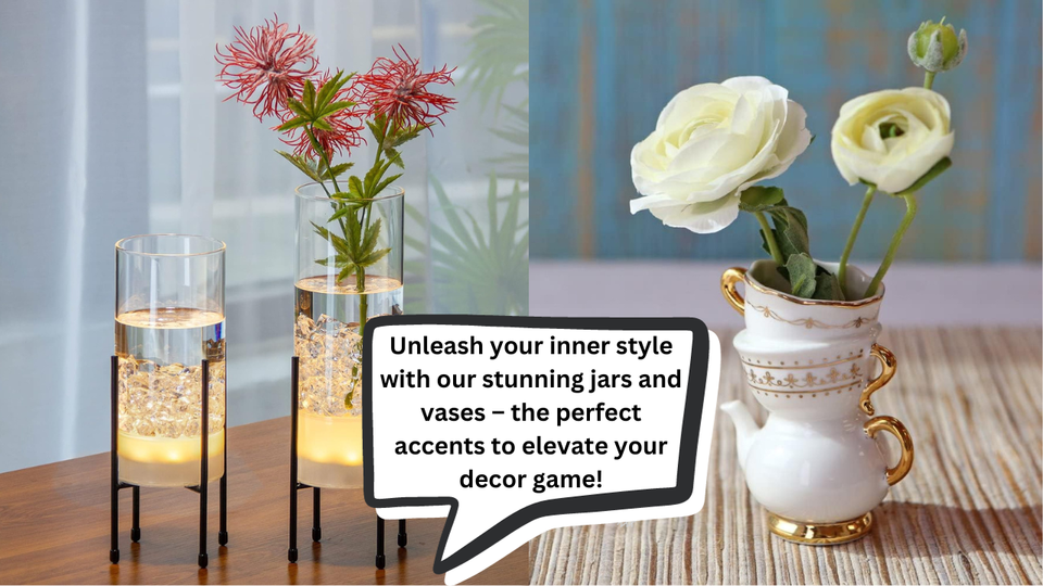 From Drab to Fab: 5 Best Decorative Jars and Vases for Instant Style